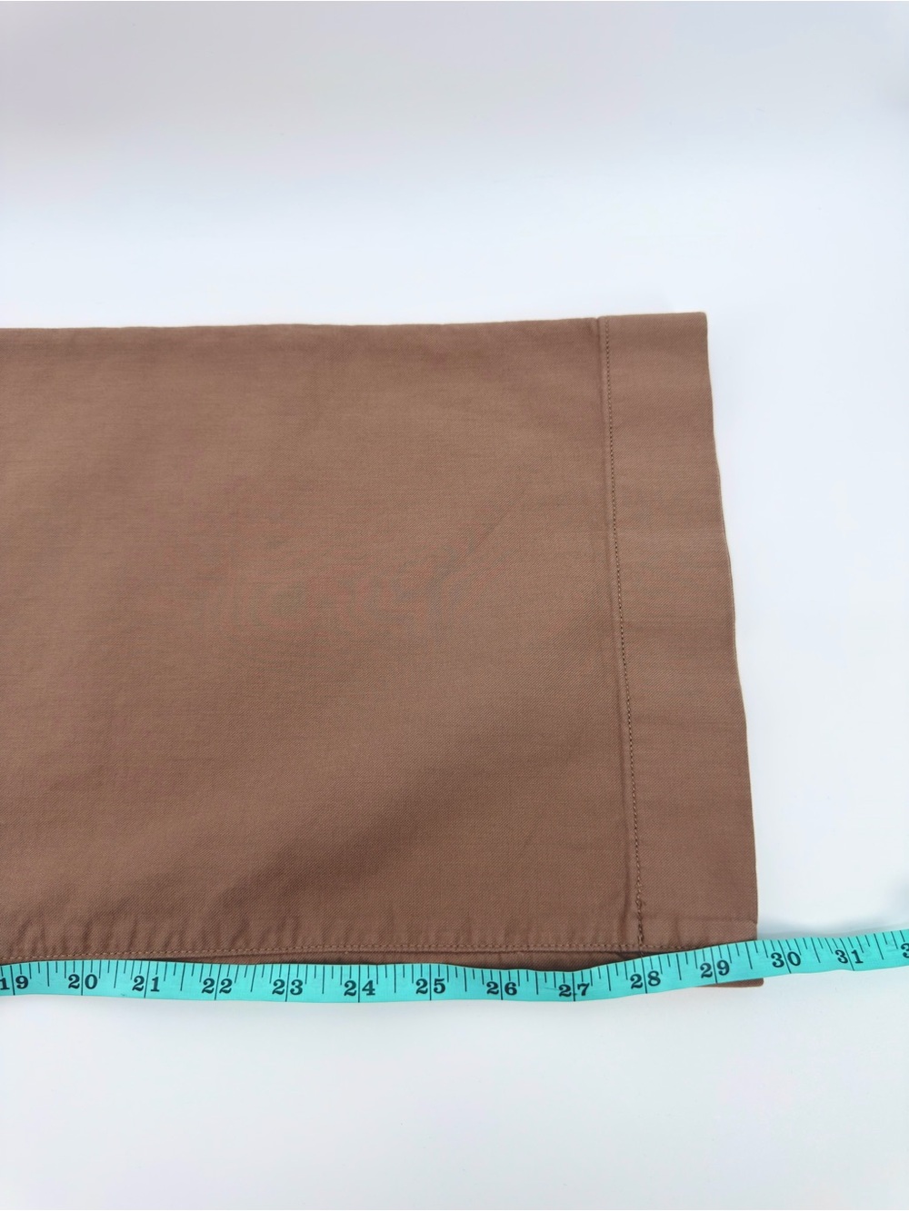 Outerknown Summerland Trouser 27 chestnut brown office tailored old money - Picture 10 of 12